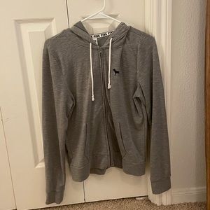 GREY VS PINK ZIP-UP JACKET